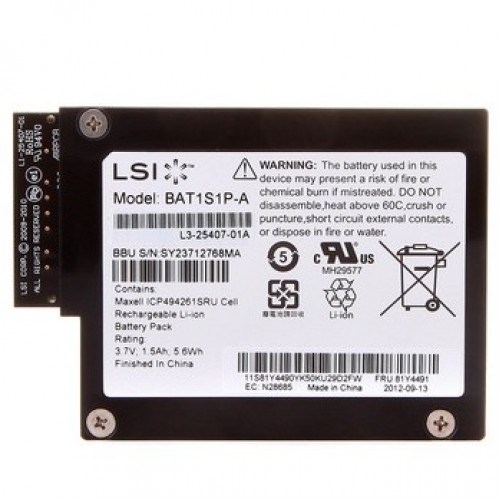 71P8628 Батарея резервного питания (BBU) IBM ServeRAID 6I 6M [Adaptec] ABM-500 RAID Smart Battery для ServeRAID 6I 6M 71P8628 - фото 191462