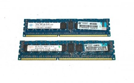 AM327A Оперативная память HP 8GB Kit (2x4GB) DDR3-1333MHz ECC Reg AM327A - фото 236653