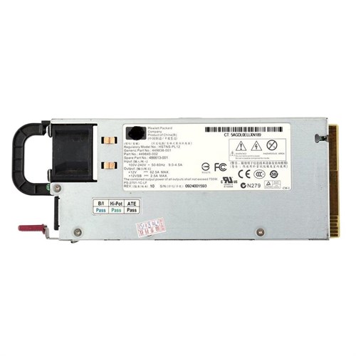 449840-002 Блок питания HP 750 Вт Redundant Power Supply для Proliant Dl180G5/Dl185 G5 449840-002 - фото 240098