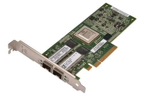 QLE8242-SR-CK Qlogic Dual-port 10GbE Ethernet to PCIe Converged Network Adapter with SR optical transceivers - фото 241922