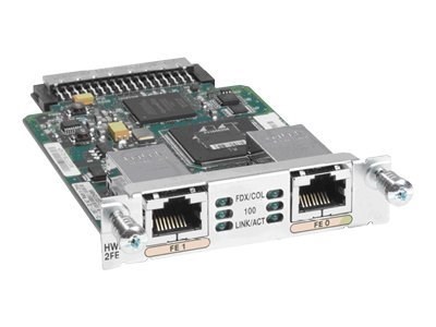 Модуль Cisco Two 10/100 routed port HWIC HWIC-2FE HWIC-2FE - фото 245296