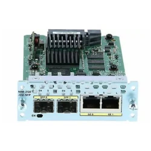 Модуль Cisco 2-port GE WAN NIM, dual-mode RJ45 & SFP NIM-2GE-CU-SFP NIM-2GE-CU-SFP - фото 248681