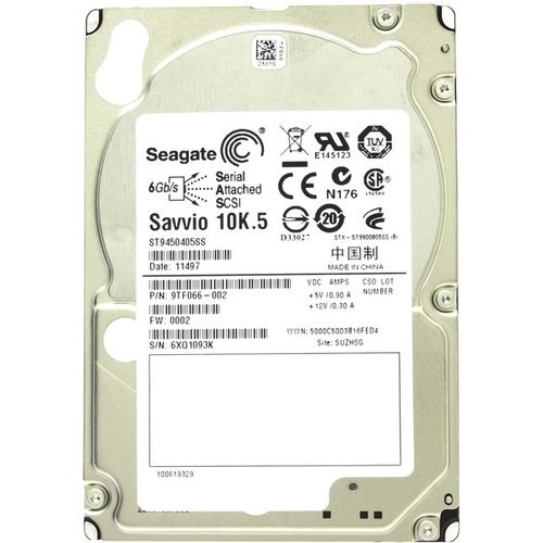 9TF066-040 Жесткий диск Seagate 450Gb, 10K.5, 10000rmp, 64Mb, 6G, SAS, 2,5 9TF066-040 - фото 264213