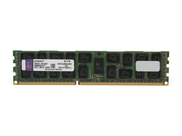 KVR16LR11D4-16 Оперативная память KINGSTON 16GB 1600MHz DDR3L ECC Reg CL11 DIMM 2Rx4 1.35V [KVR16LR11D4/16] KVR16LR11D4-16 - фото 274908