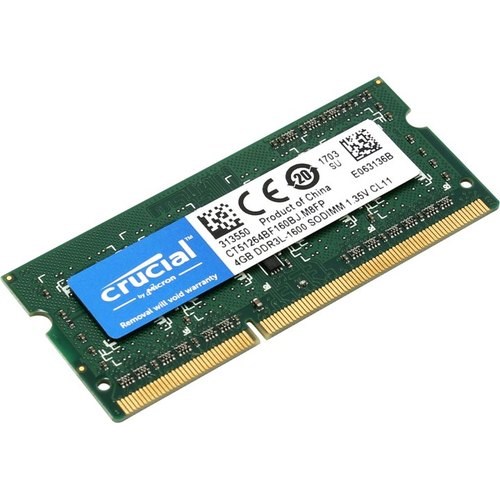 CT51264BF160BJ Оперативная память Crucial 4GB DDR3L-1600 SODIMM [CT51264BF160BJ] - фото 275753
