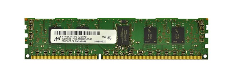 MT9KSF25672PZ-1G4 Оперативная память MICRON 2GB PC3L-10600R REG ECC 1.35V [MT9KSF25672PZ-1G4] - фото 275763