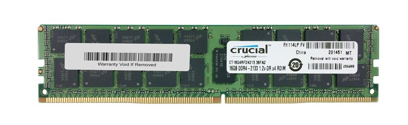 CT16G4RFD4213 Оперативная память CRUCIAL 16GB ECC REG PC4-17000 [CT16G4RFD4213] - фото 275794