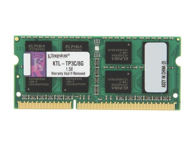 KTL-TP3C-8G Оперативная память Kingston 8GB PC3-12800 SODIMM [KTL-TP3C/8G] KTL-TP3C-8G - фото 275899