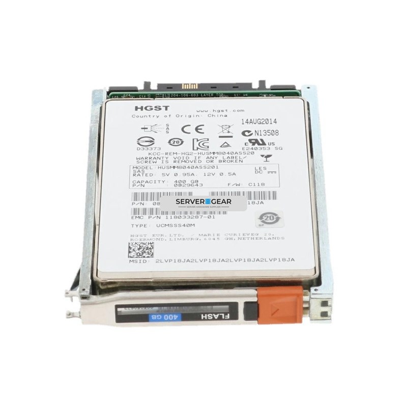 005050673 Жесткий диск EMC 400gb 12G 2.5 inch SSD for XtremIO 5050673 - фото 304939