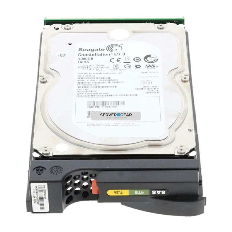 5050751 Жесткий диск EMC 4TB 7.2K 3.5in 6G SAS HDD for VNXe 5050751 - фото 304945