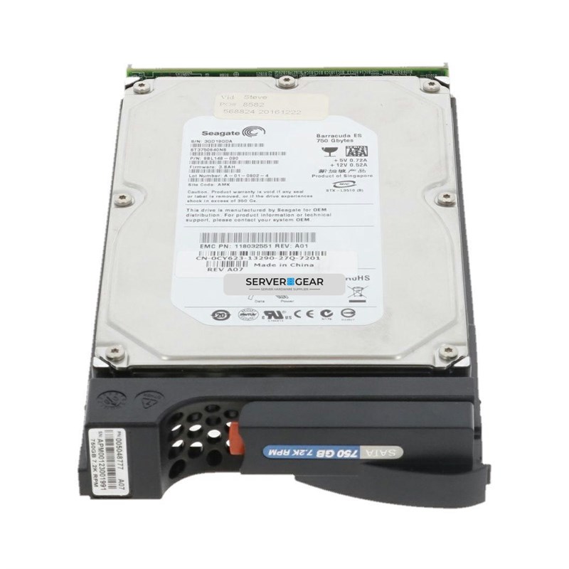 5052498 Жесткий диск EMC 750gb 7,2k 3,5in SATA HDD for AX 5052498 - фото 305059