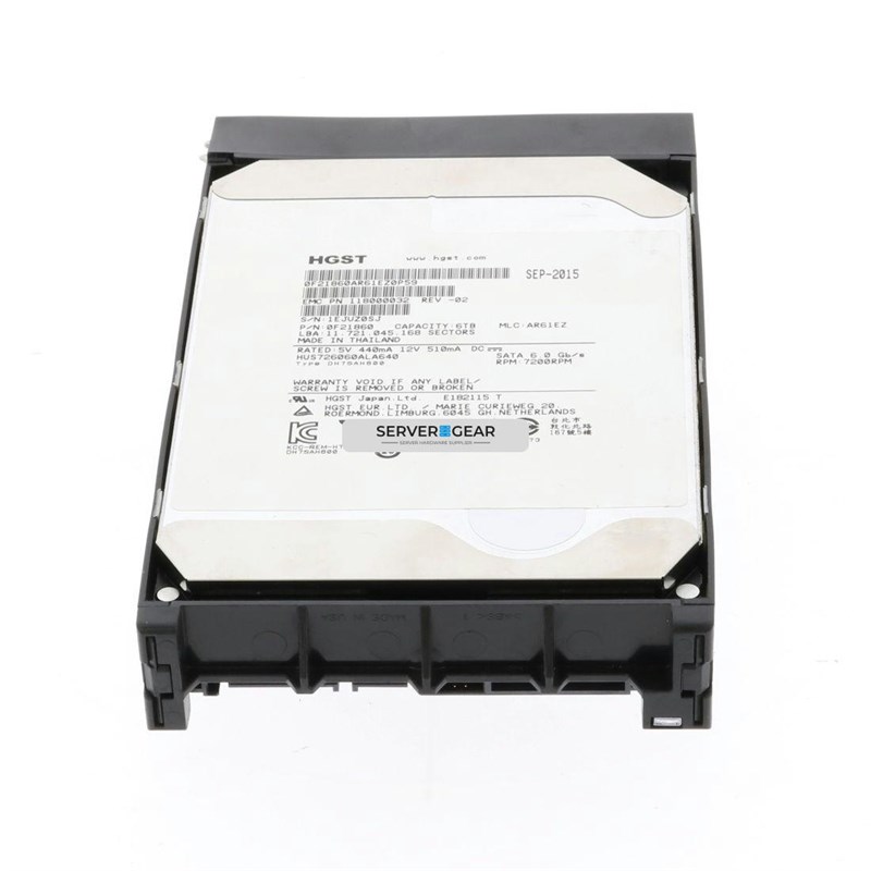 403-0167-01 Жесткий диск EMC 6TB 7.2K 3.5 SATA 6G 4KN ISILON X410 NL410 403-0167-01 - фото 305155