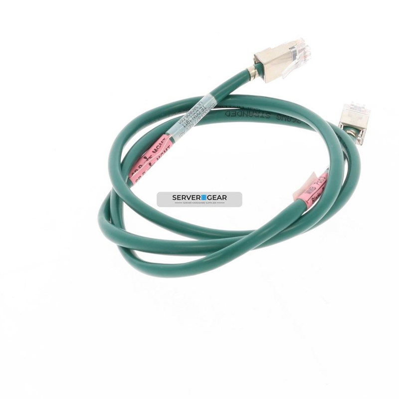 038-003-677 Кабель EMC 1M ETHERNET CROSSOVER CABLE 37 GREEN Cable - фото 305464