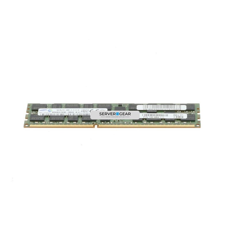 P-X-MEM1X16G Оперативная память EMC 16GB 2Rx4 PC3-12800R DDR3-1600MHz P-X-MEM1X16G - фото 305598