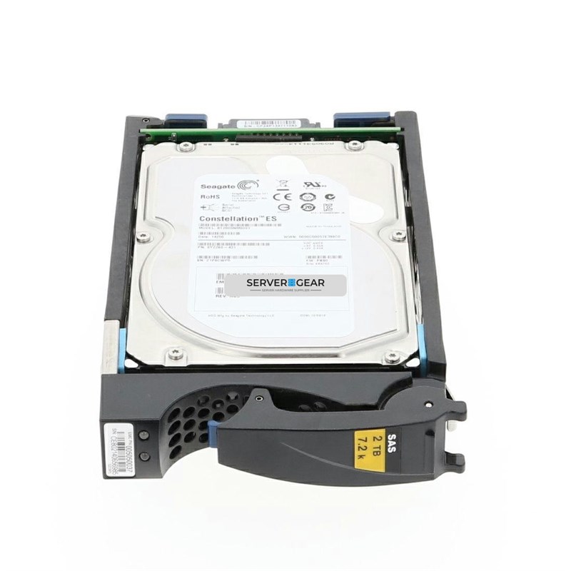 005049277 Жесткий диск EMC 2TB 7.2K 3.5in 6G SAS HDD for VNX 5049277 - фото 305689