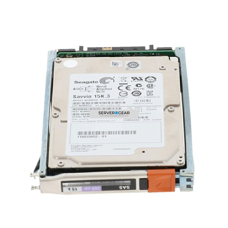 005050845 Жесткий диск EMC 300GB 15K 2.5in 6G SAS HDD for VNX 5050845 - фото 305809