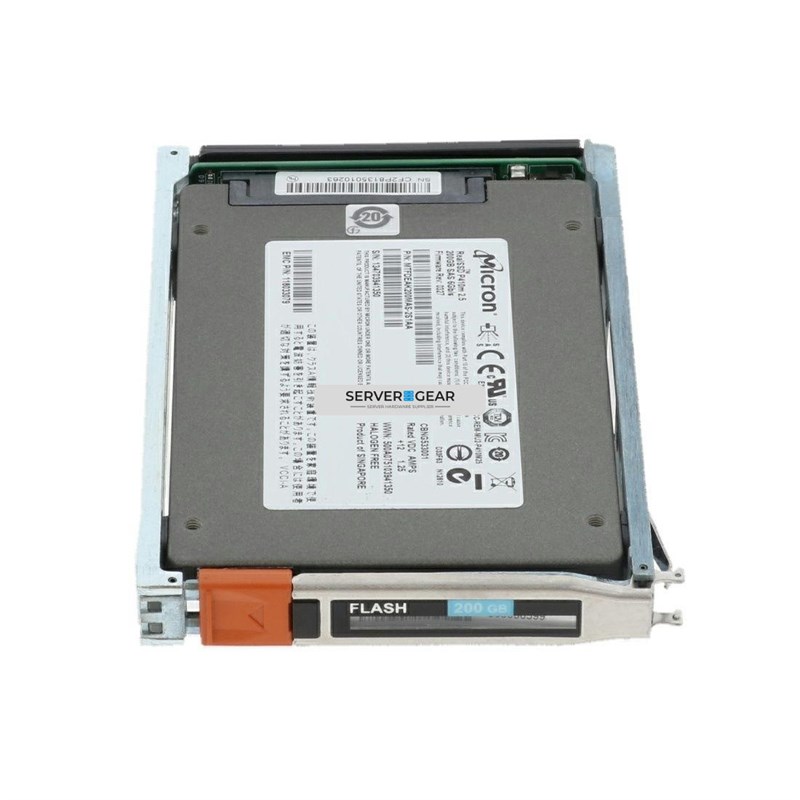 005050523 Жесткий диск EMC 200GB 2.5in SAS SSD for VNX - фото 306849