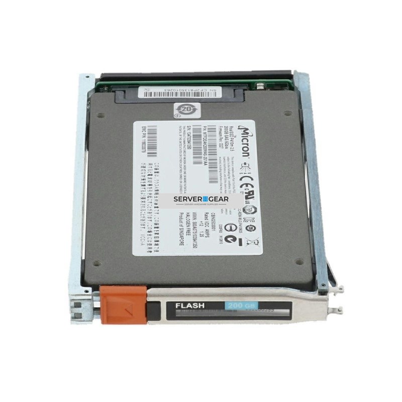 005050599 Жесткий диск EMC 200GB 2.5in SAS SSD for VNX MTFDEAK200MAS-2S1A 5050599 - фото 306855