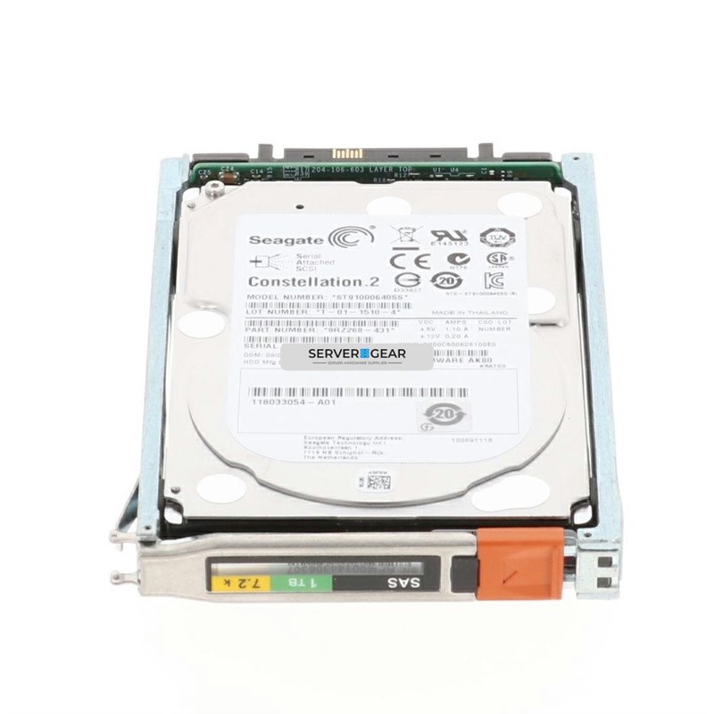 005050551 Жесткий диск EMC 1TB 7.2K 2.5in 6G SAS HDD for VNX 5050551 - фото 307072