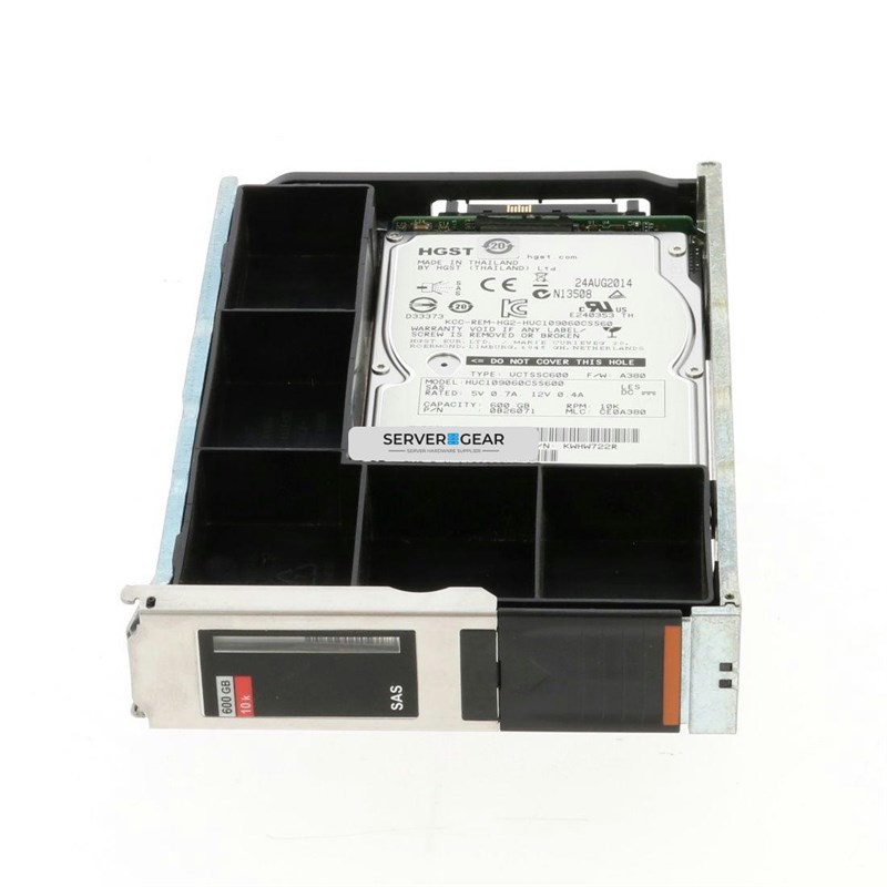 005049204 Жесткий диск EMC 600GB 10K 3.5in 6G SAS HDD for VNX 60-slot DAE 5049204 - фото 307240