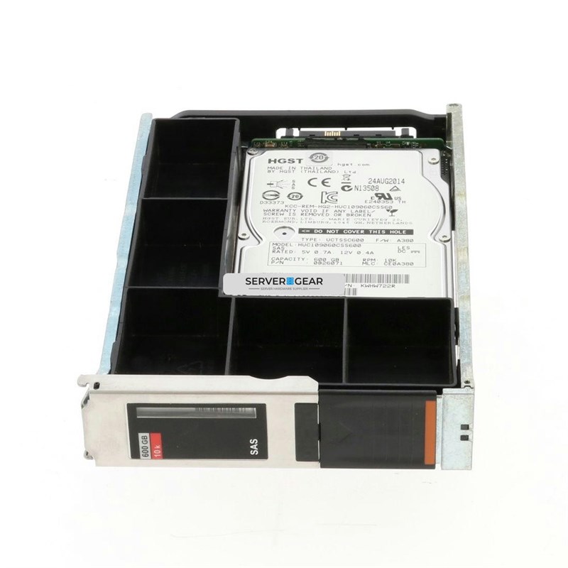 005050705 Жесткий диск EMC 600GB 10K 3.5in 6G SAS HDD for VNX 60-slot DAE - фото 307302