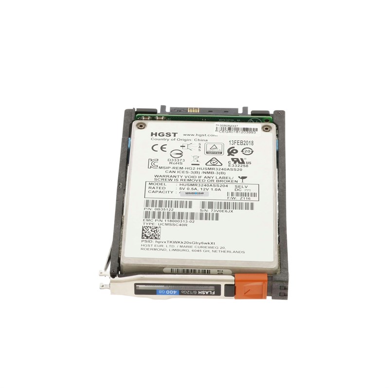 5052317 Жесткий диск EMC 400GB SSD 2.5 SAS 6G A200 A2000 ISILON 5052317 - фото 307312