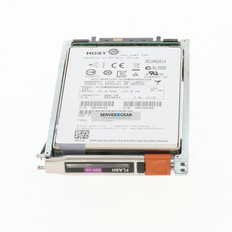 005051101 Жесткий диск EMC 800gb 12G 2.5 inch SSD for XtremIO - фото 307769