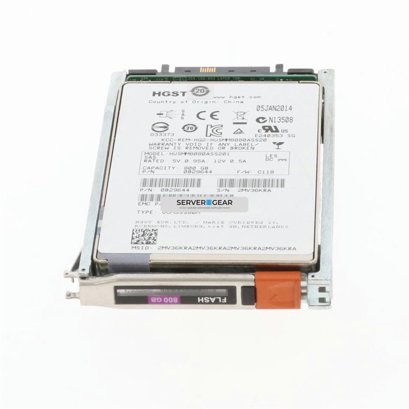 005052276 Жесткий диск EMC 800gb 12G 2.5 inch SSD for XtremIO 5052276 - фото 307779