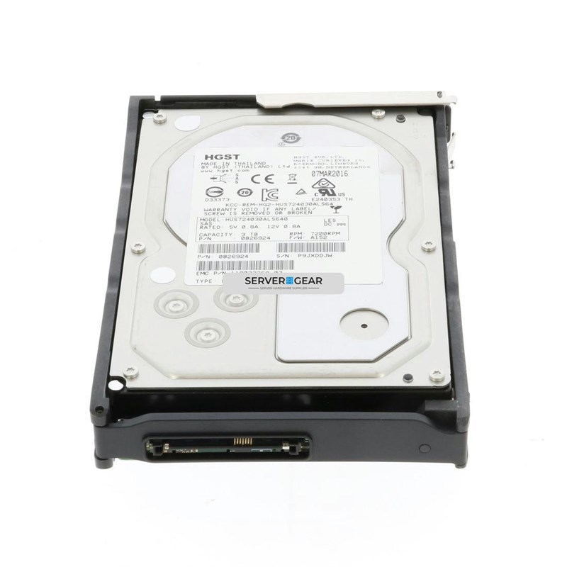 5050610 Жесткий диск EMC 3TB 7.2K 3.5in 6G SAS 512 60 VE HDD for DD 5050610 - фото 307947