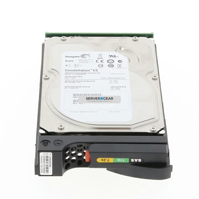 V2-PS07-010 Жесткий диск EMC 1TB 7.2K 3.5in 6G SAS HDD for VNXe 3100&3150 V2-PS07-010 - фото 308033