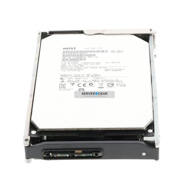 5051022 Жесткий диск EMC Isilon 6TB 7.2K 3.5 SATA 6G HD400 5051022 - фото 308146