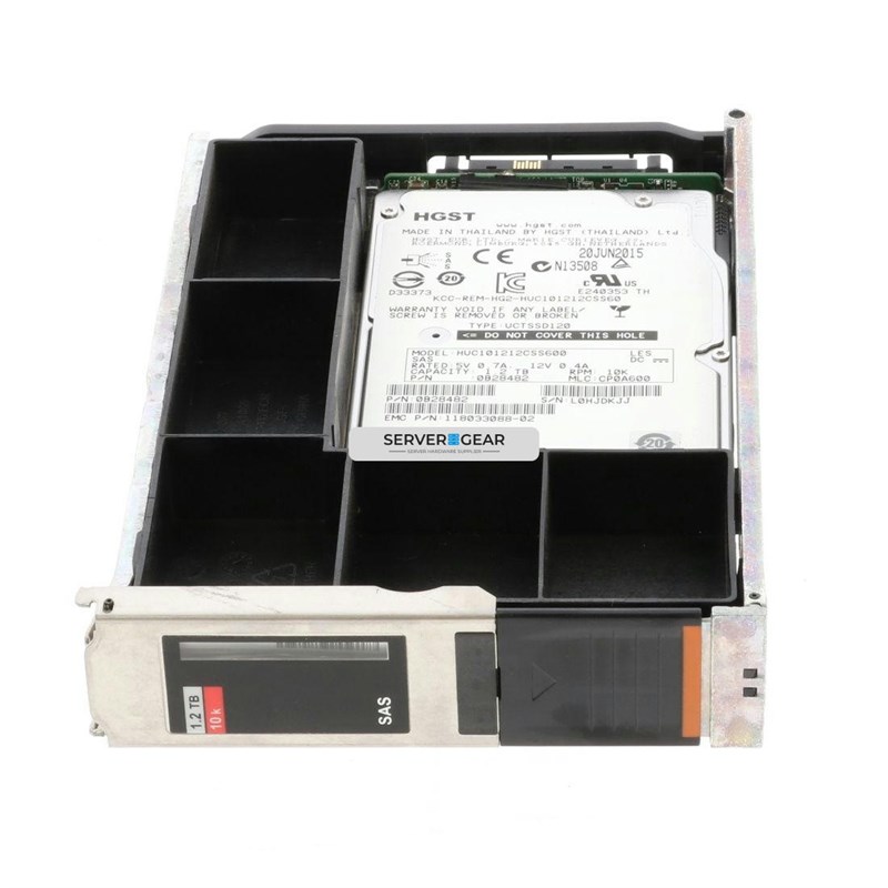 5050086 Жесткий диск EMC 1.2TB 10K 3.5in 6G SAS VNX 60-slot DAE HUC101212CSS600 - фото 308217
