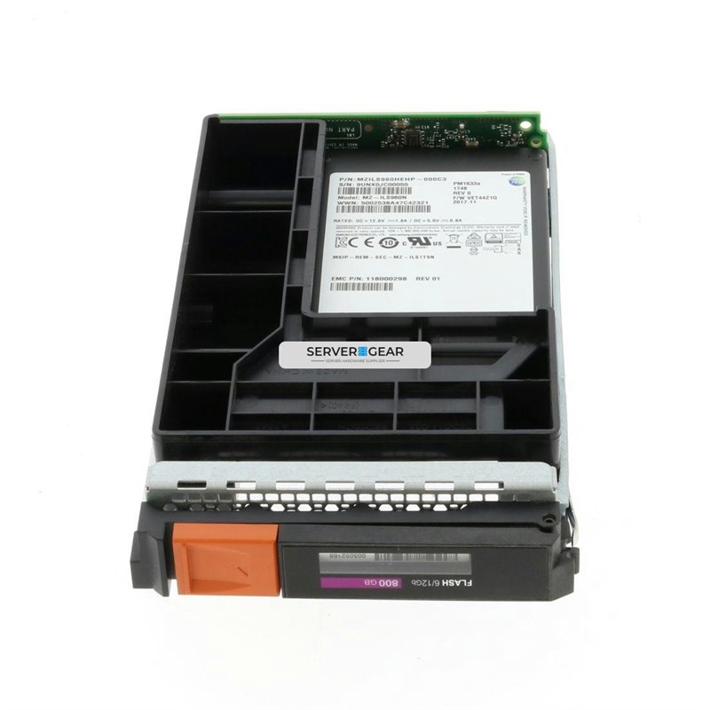 5052271 Жесткий диск EMC 800GB SSD 3.5 12G SAS 512 12 T DataDomain - фото 308302