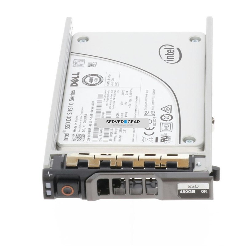 345-BDFN Жесткий диск 480GB SSD 2.5 SATA 6G MIX 345-BDFN 345-BDFN - фото 309163