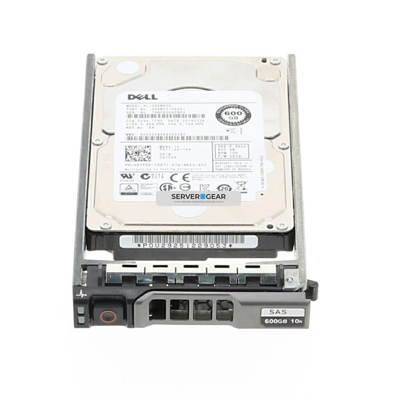 400-ACXC Жесткий диск 600GB 10K 2.5 SAS 6G 400-ACXC 400-ACXC - фото 309219