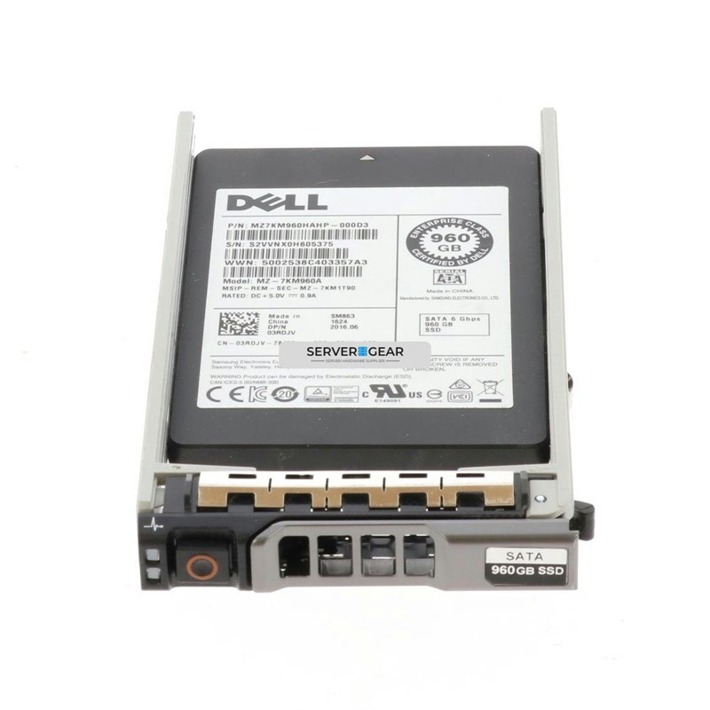 400-AMHY Жесткий диск 960GB SSD 2.5 SATA 6G MIX 400-AMHY 400-AMHY - фото 309253