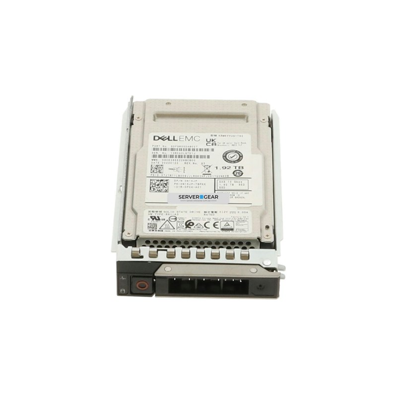 400-AUNS Жесткий диск 1.92TB SSD 2.5 SAS 12G MLC SED 400-AUNS 400-AUNS - фото 309329