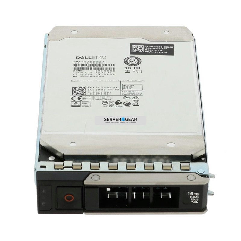 400-BJKT Жесткий диск 16TB 7.2K 3.5 SAS 12G 400-BJKT 400-BJKT - фото 309483