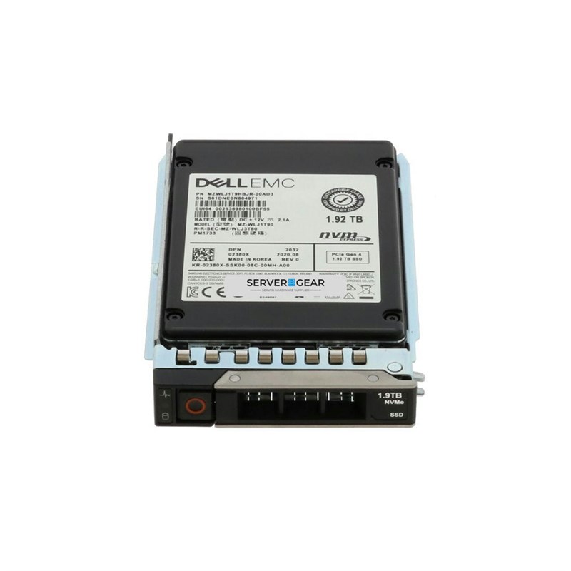 2380X Жесткий диск 1.92TB SSD 2.5 NVMe PCI-e RI PM1733 2380X - фото 309597