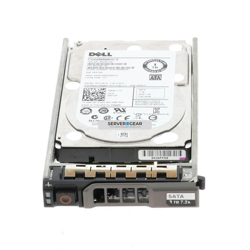 8DN1Y Жесткий диск 1TB 7.2K 2.5 SATA 6G ST1000NX0443 8DN1Y - фото 309639