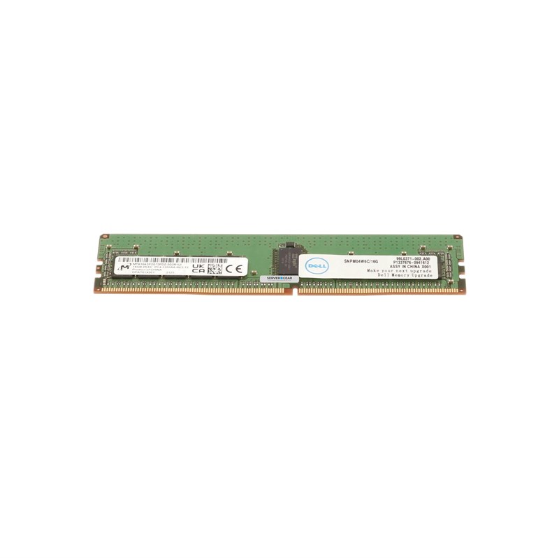 AA783421 Оперативная память 16GB 2Rx8 PC4-25600AA-R DDR4-3200MHz Certied Dell AA783421 - фото 309679