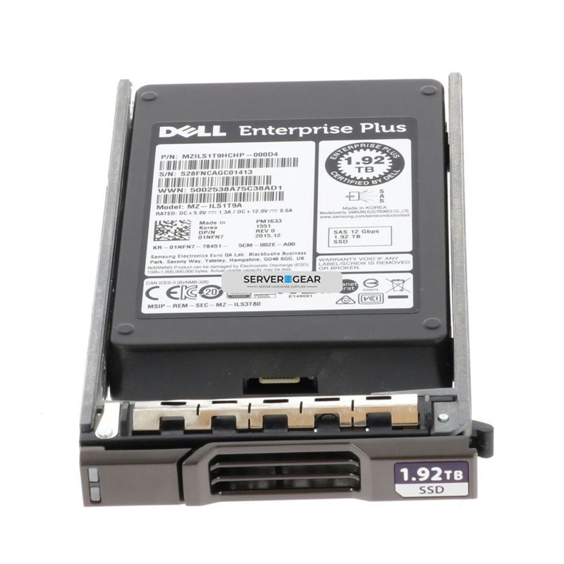 0B32212-COMPELLENT Жесткий диск 1.92TB SSD 2.5 SAS 12G RI Compelle HUSMR1619ASS200 0B32212-COMPELLENT - фото 309751