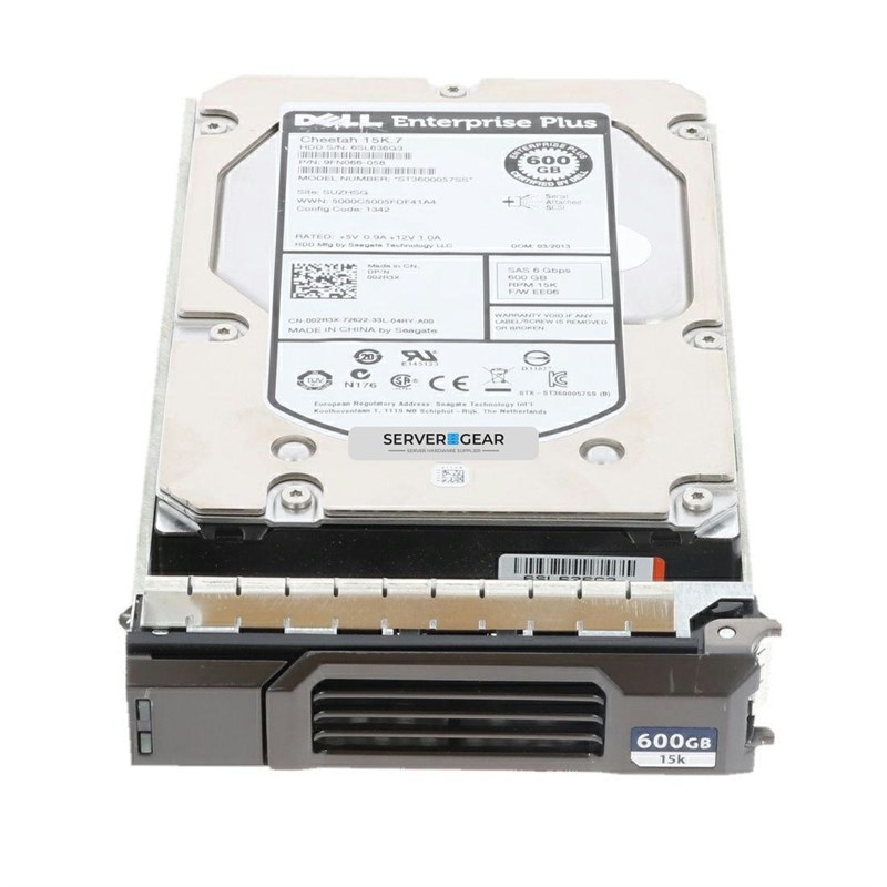 02R3X-COMPELLENT Жесткий диск 600GB 15K 3.5 SAS 6G COMPELLENT ST3600057SS 02R3X-COMPELLENT - фото 309815