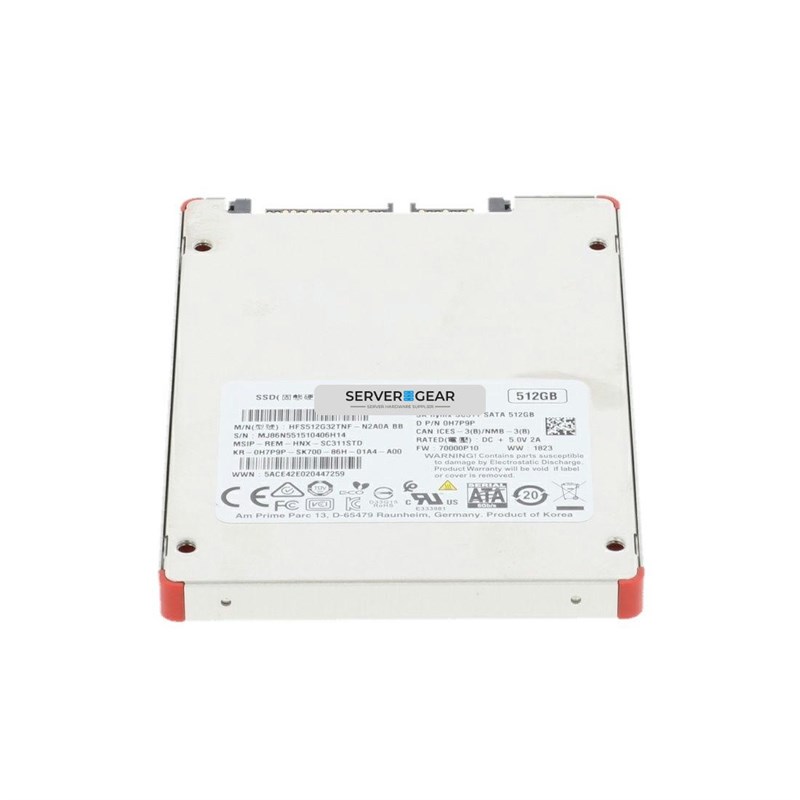 400-ASTG Жесткий диск 512GB SSD 2.5 SATA 6G 8RCKR 400-ASTG - фото 309967