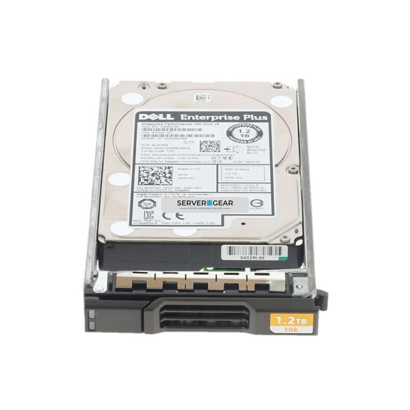 00T2N-COMPELLENT Жесткий диск 1.2TB 10K 2.5 SAS 12G COMPELLENT 00T2N 00T2N-COMPELLENT - фото 310199