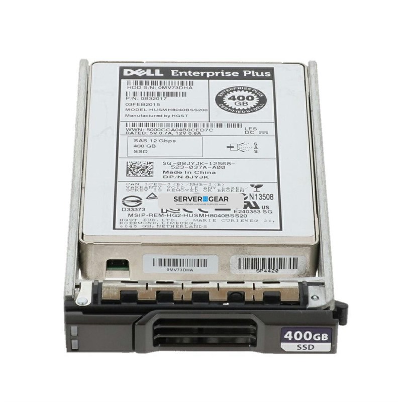 400-AHFD Жесткий диск 400GB SSD 2.5 SAS 12G Compellent MLC 400-AHFD 400-AHFD - фото 310485