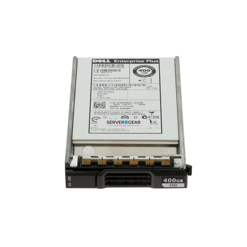 W6460-COMPELLENT Жесткий диск 400GB SSD 2.5 SAS 6G COMPELLEN MIX HUSSL4040BSS600 W6460-COMPELLENT - фото 310537