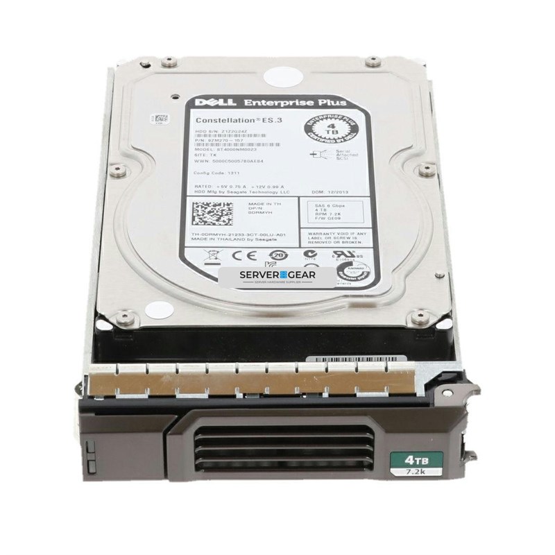 DRMYH-COMPELLENT Жесткий диск 4TB 7.2K 3.5 SAS 6G COMPELLENT ST4000NM0023 DRMYH-COMPELLENT - фото 310862