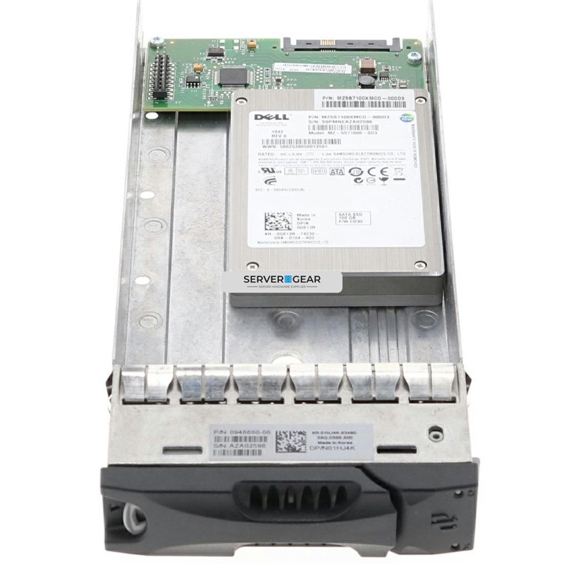 1HJ4K Жесткий диск 100GB SSD 2.5 SATA EQL PS6000 Tray 1HJ4K 1HJ4K - фото 311060