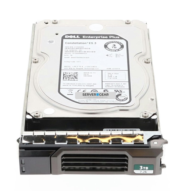 0KK92-COMPELLENT Жесткий диск 3TB 7.2K 3.5 SAS 6G COMPELLENT ST33000650SS 0KK92-COMPELLENT - фото 311144